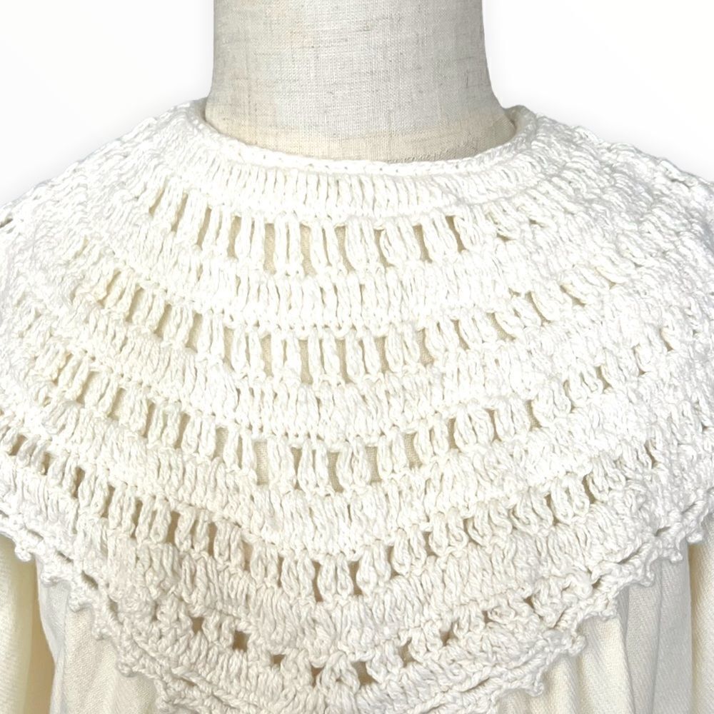 ZARA Kids | Cream | CROCHETED DRESS - Picture 8 of 14